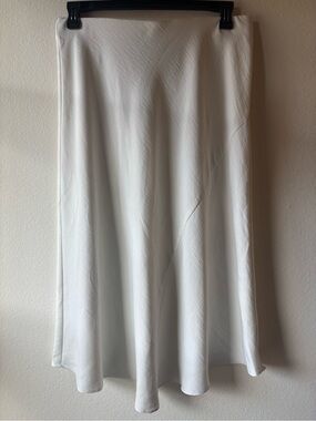 a new day White Midi A-Line Skirt